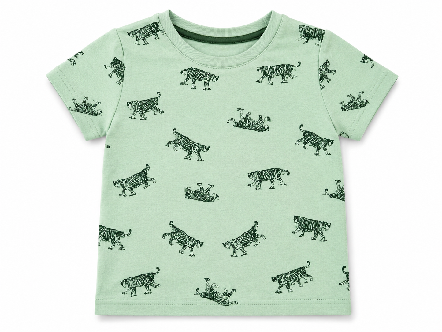 Premium Quality Boys Tiger Print Summer Shirt