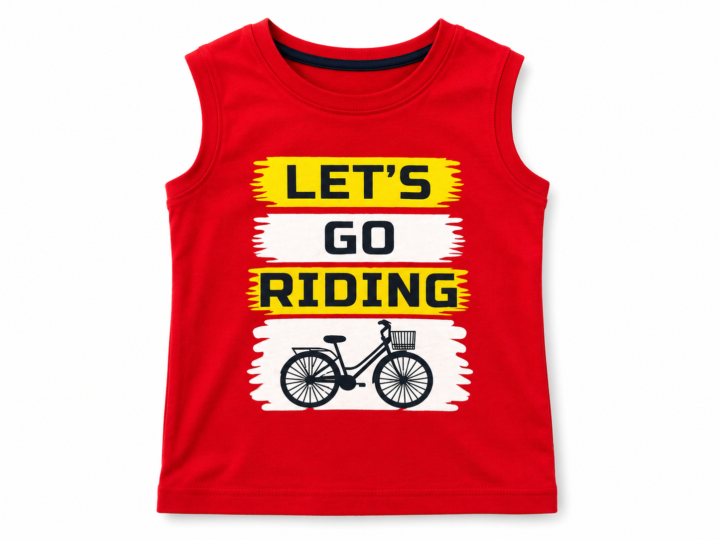 Premium Quality Boys Let’s Go Riding Tank Top