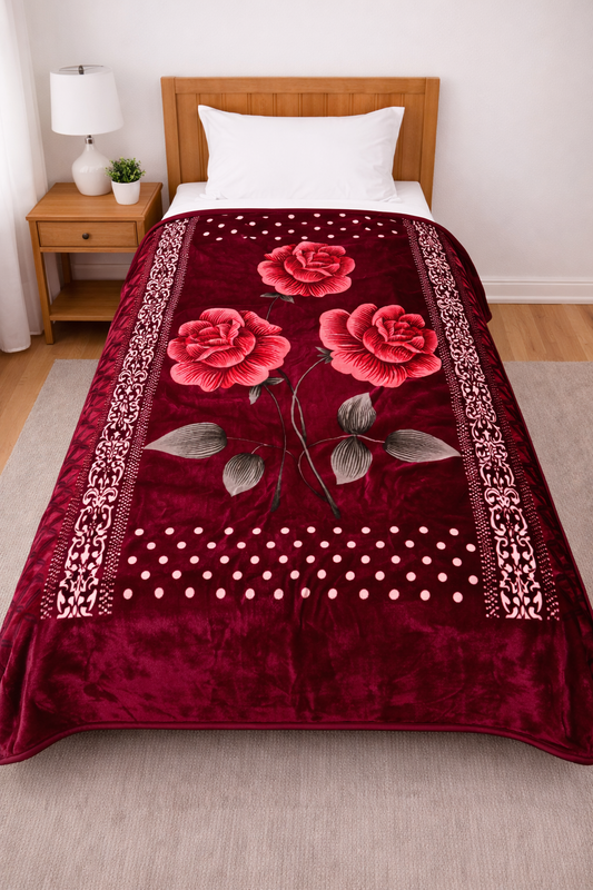 Winter Star Premium Mink Blanket | Single Bed