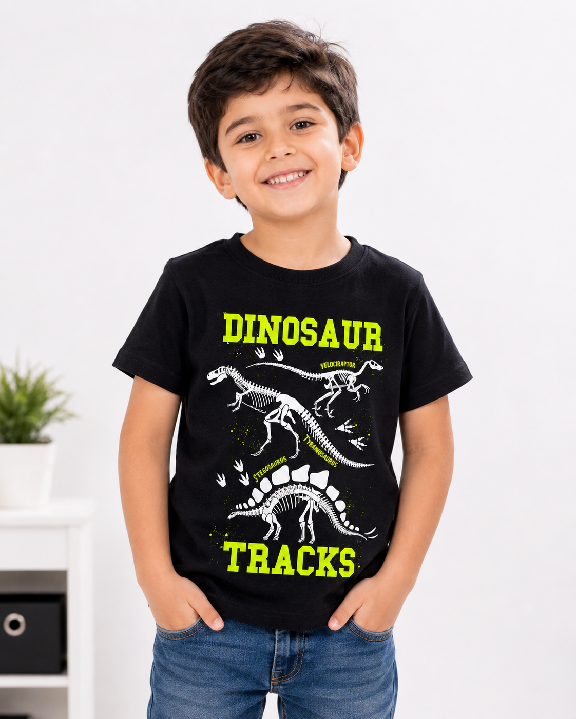 Dinosaur Tracks Boys Shirt