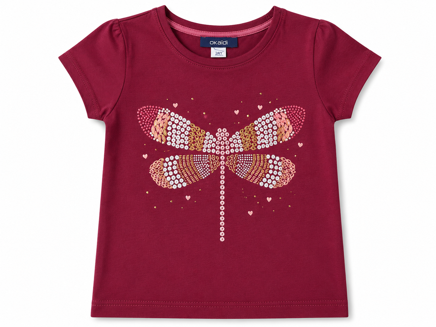 Sparkling Dragonfly Girls Shirt