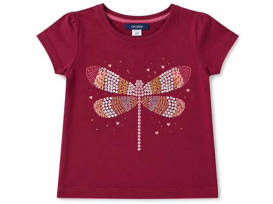 Sparkling Dragonfly Girls Shirt