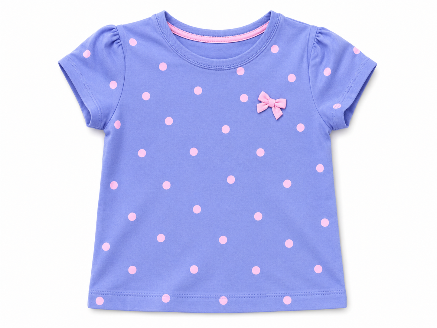 Premium Quality Girls Polka Dot Summer Shirt
