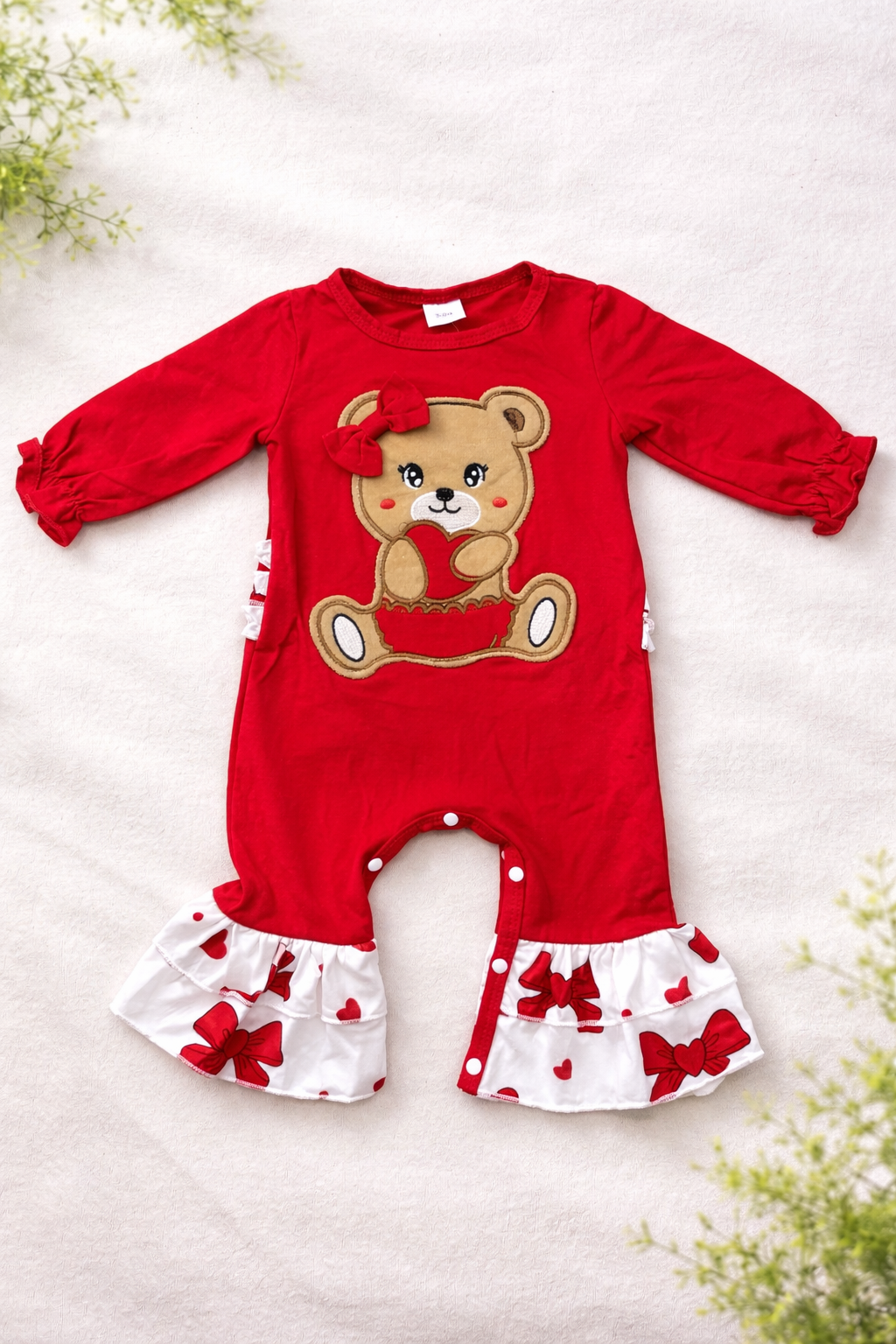 Red Baby Romper