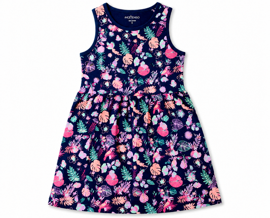 Tropical Garden Girls Dress