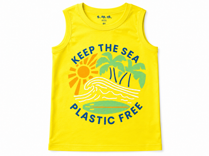 Plastic Free Beach Tank Top