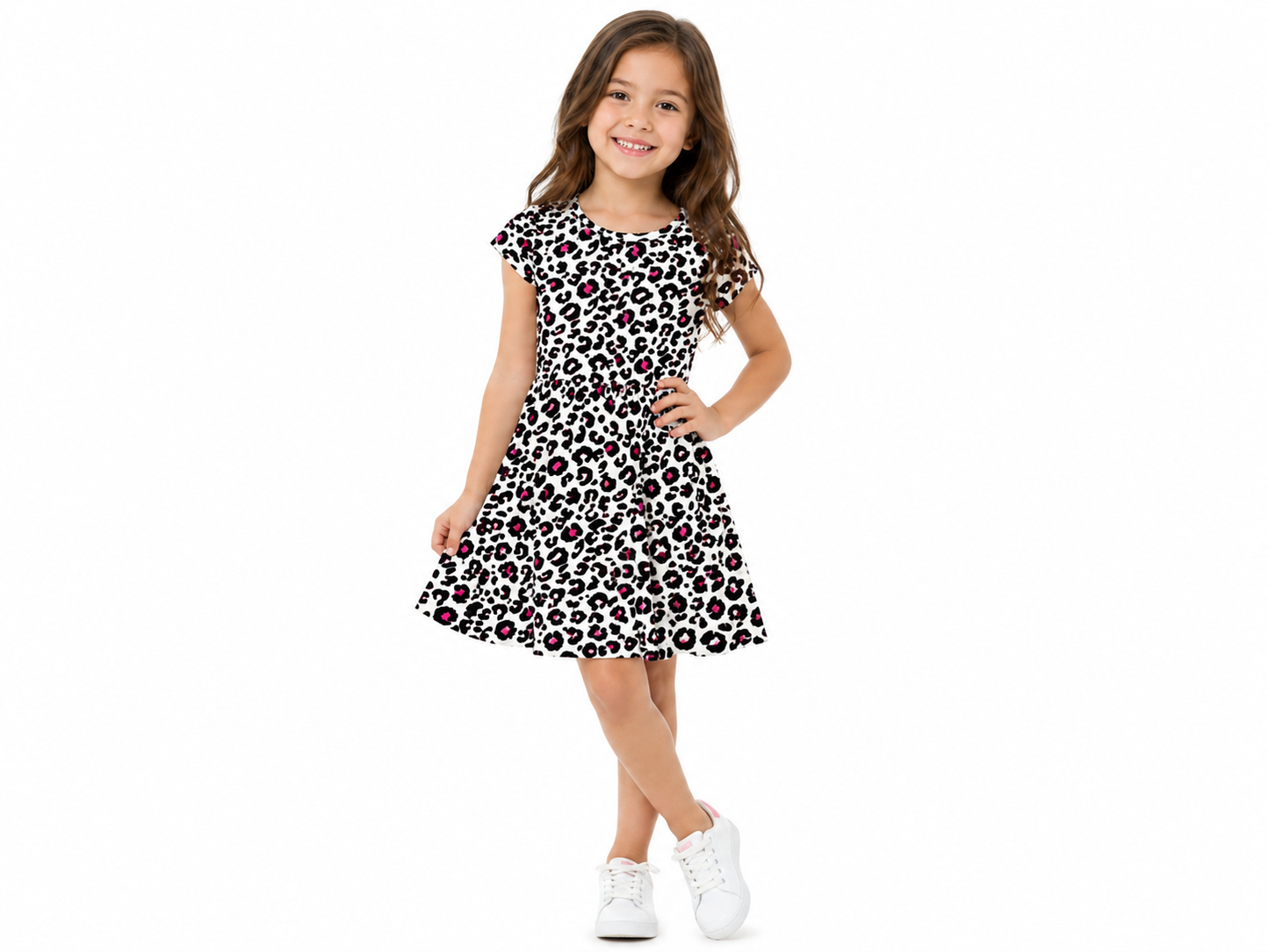Wild Chic Leopard Girls Dress