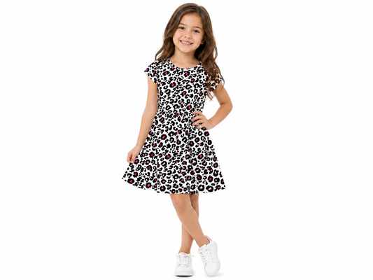 Wild Chic Leopard Girls Dress