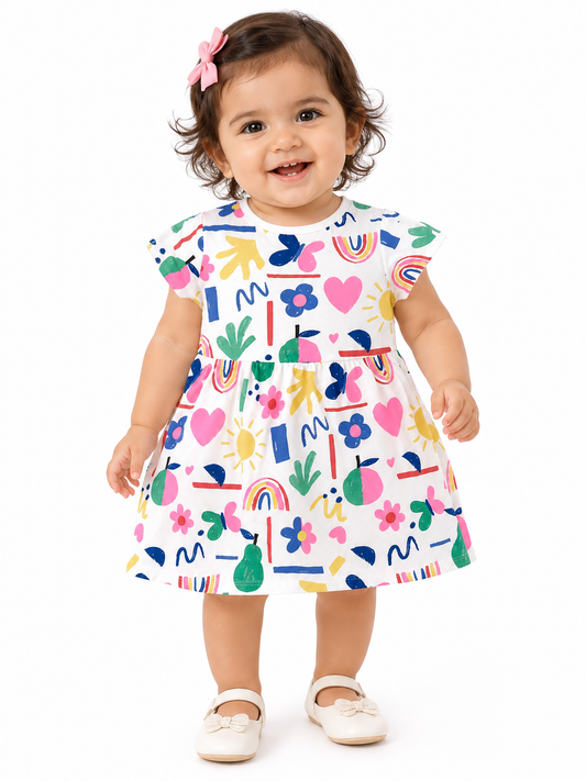 Rainbow Dreams Girls Dress