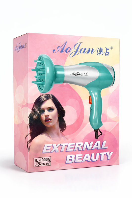 AoJan HJ-1000A Hair Dryer 1000W | External Beauty Series