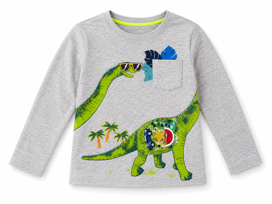 Dinosaur Adventure Graphic T-Shirt