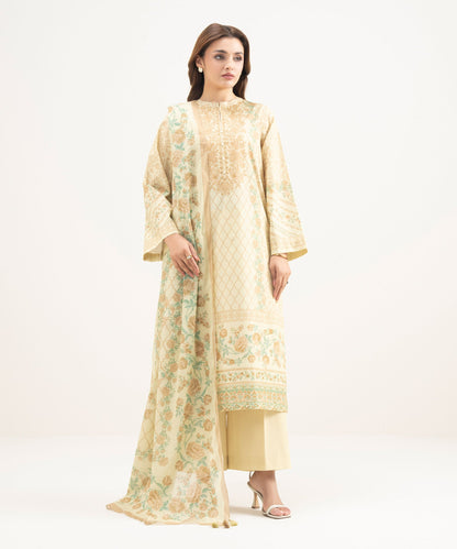 SAPPHIRE 3 PIECE - PRINTED LAWN SUIT
