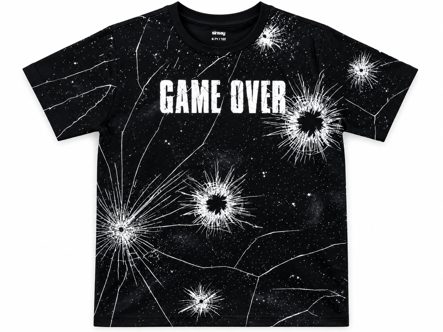 Game Over Graphic Boys Shirt