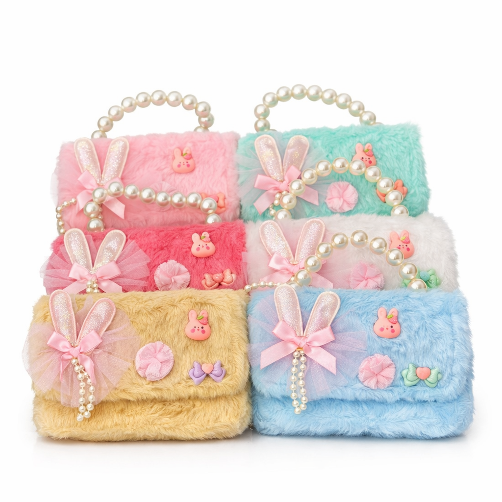 Cute Bunny Pearl Handbag