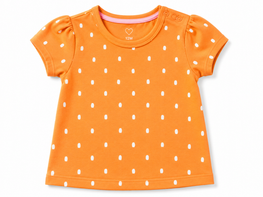 Sunny Dots Girls Summer Tee